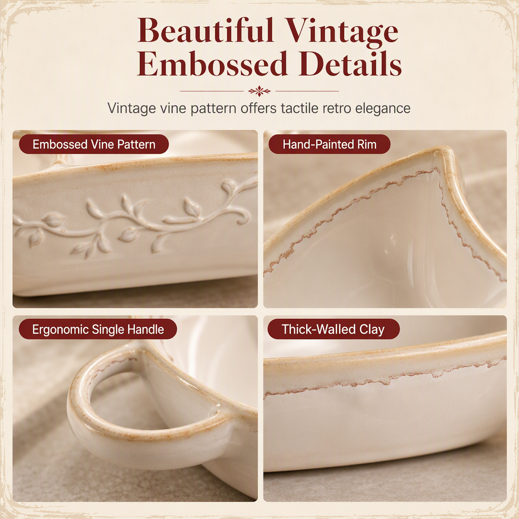 Divided Ceramic Baking Dish – product image