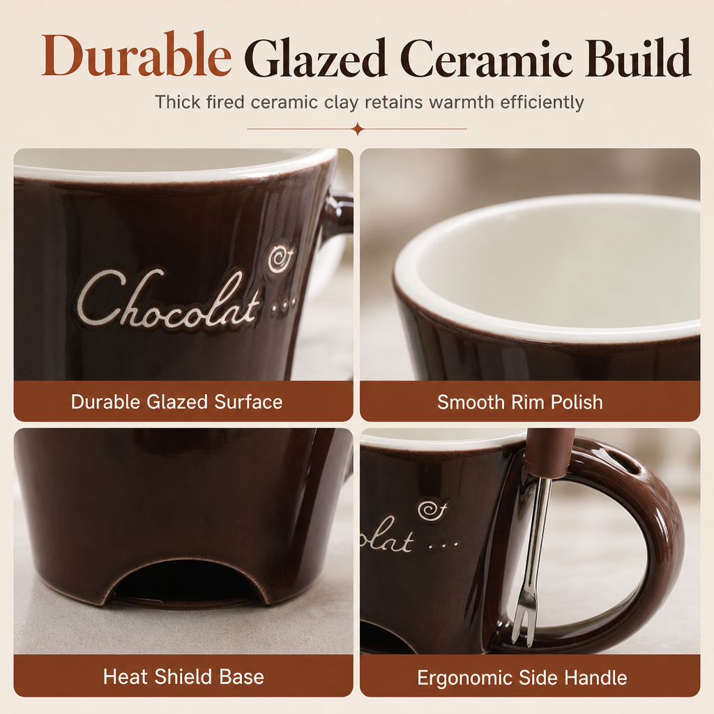 Ceramic Fondue Melting Mug – product image