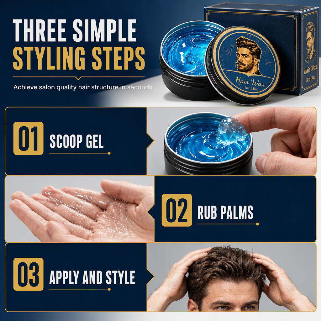 Cologne-Scented Hair Pomade for Men – product image