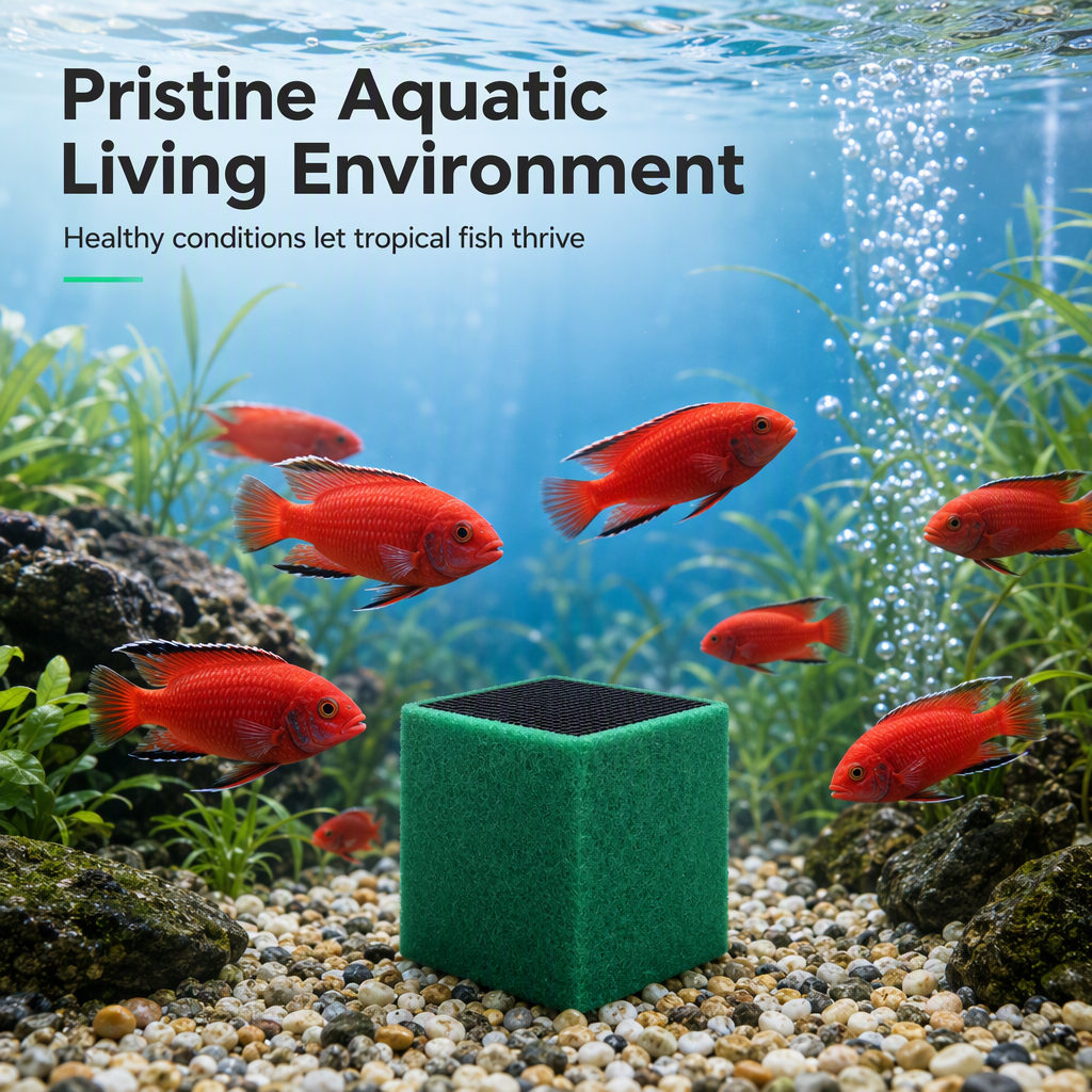 Activated Carbon Filter Cube for Aquariums – product image
