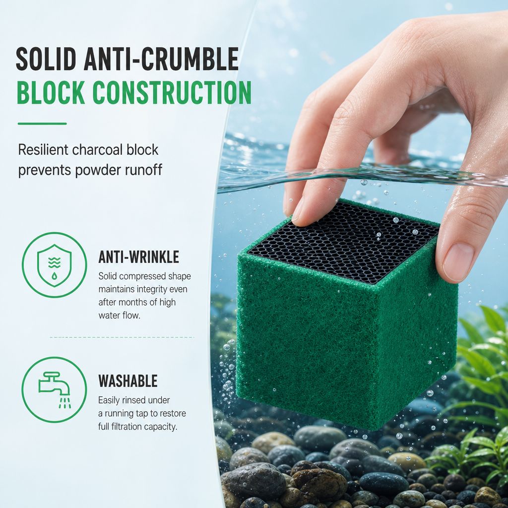 Activated Carbon Filter Cube for Aquariums – product image
