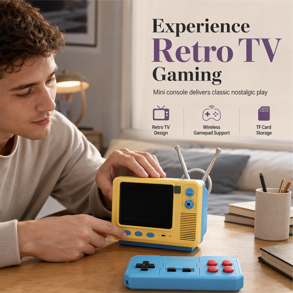 Retro Mini TV Game Console – product image