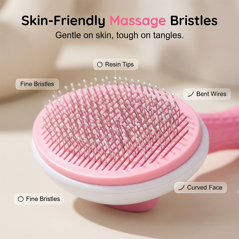 Self-Cleaning Slicker Brush for Dogs and Cats – product image