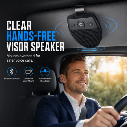 Bluetooth Sun Visor Speakerphone – product image
