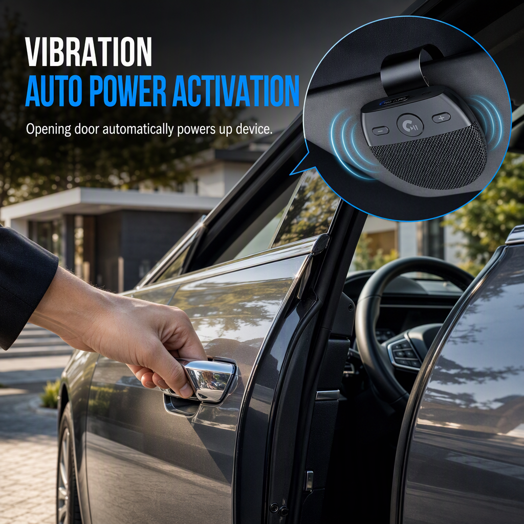 Bluetooth Sun Visor Speakerphone – product image