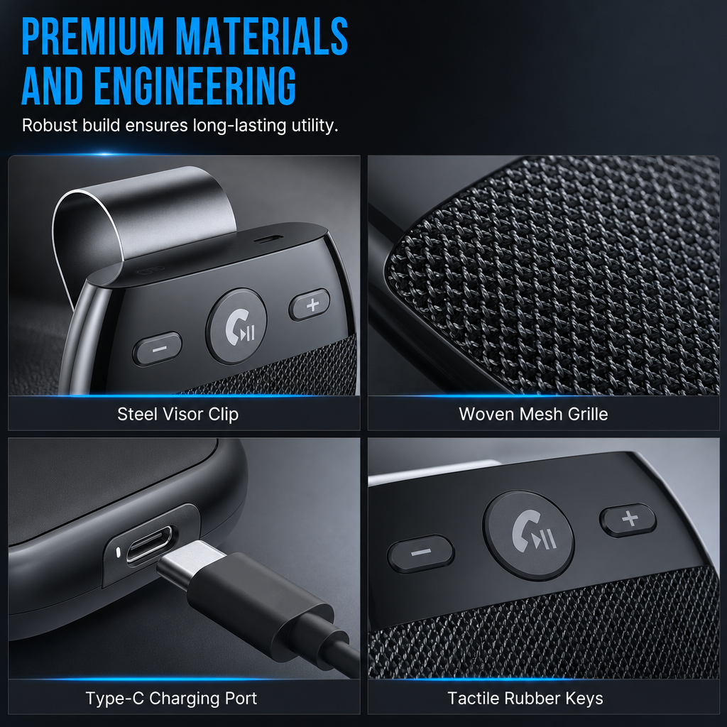 Bluetooth Sun Visor Speakerphone – product image