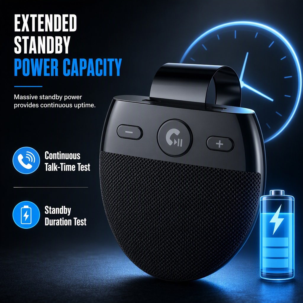 Bluetooth Sun Visor Speakerphone – product image