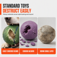 Interactive Dog Soccer Ball with Grab Tabs – product image