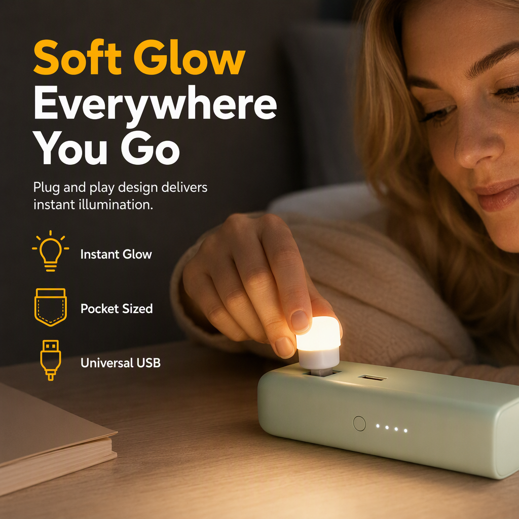 Mini USB LED Night Lights – product image