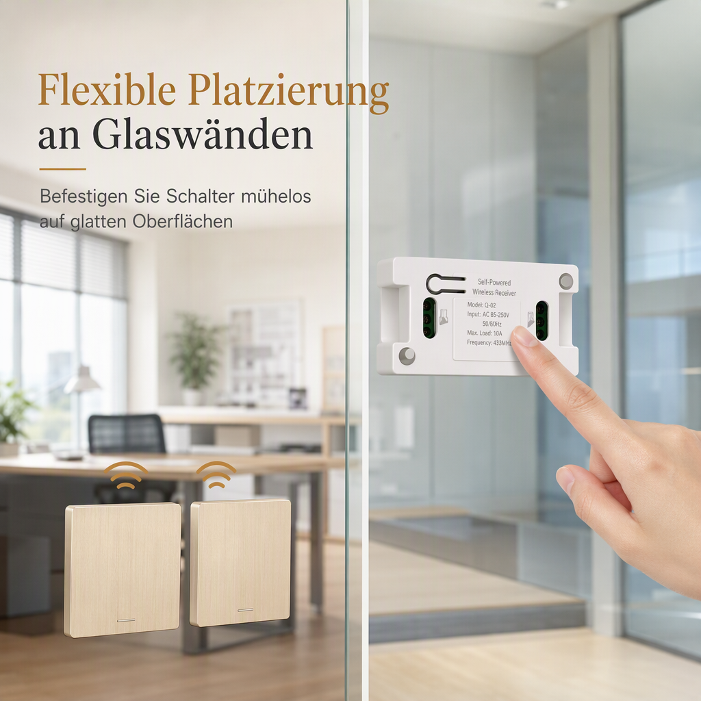 Wireless Wall Switch and Receiver Set – product image