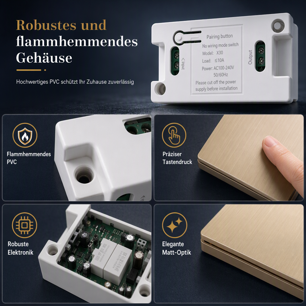 Wireless Wall Switch and Receiver Set – product image