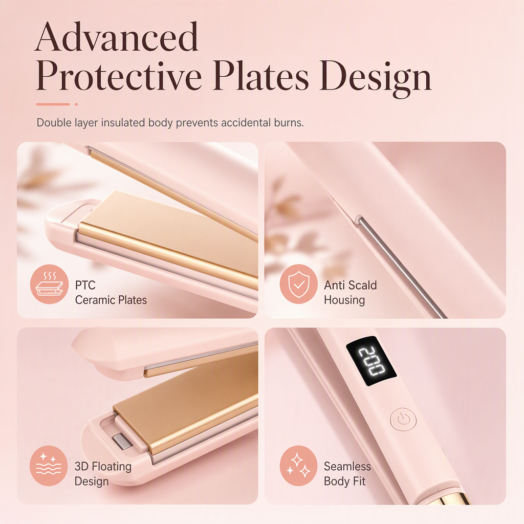 Mini Ceramic Travel Hair Styler – product image
