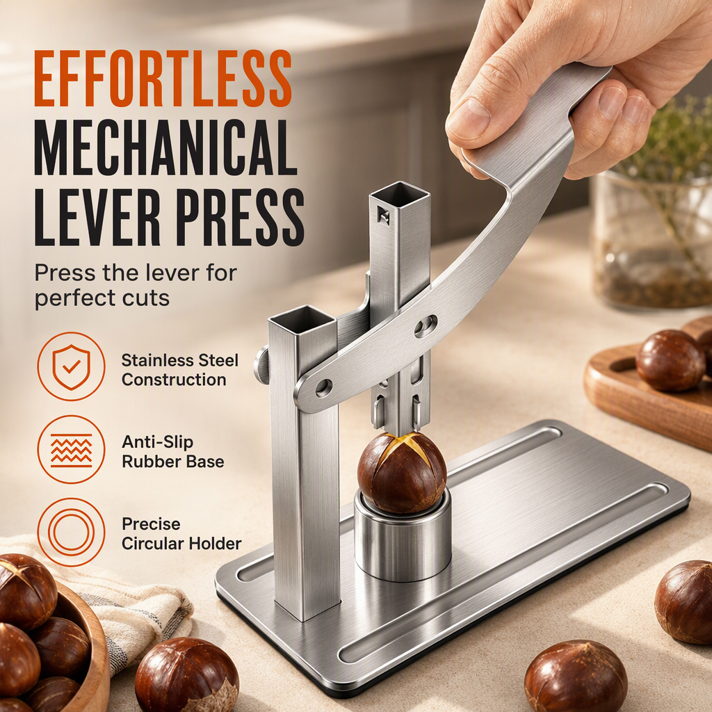 Stainless Steel Chestnut and Nut Cracker – product image