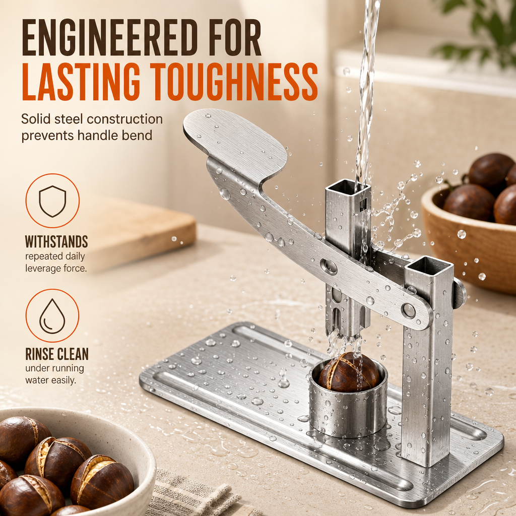 Stainless Steel Chestnut and Nut Cracker – product image