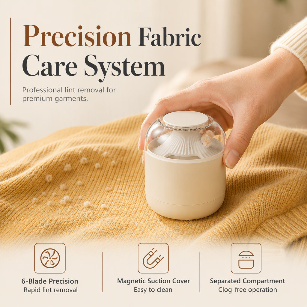 Electric Fabric Shaver with Magnetic Cover – product image