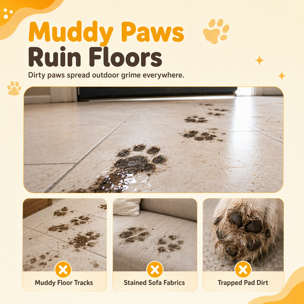 No-Rinse Paw Cleaning Foam – product image