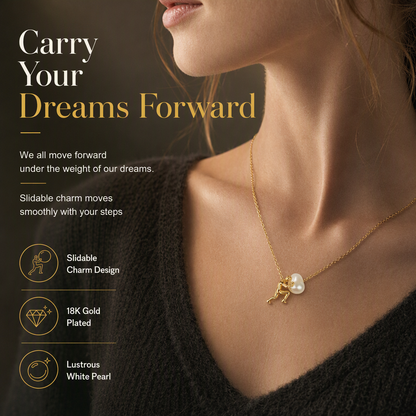 Adjustable Necklace with Sliding Charm – product image