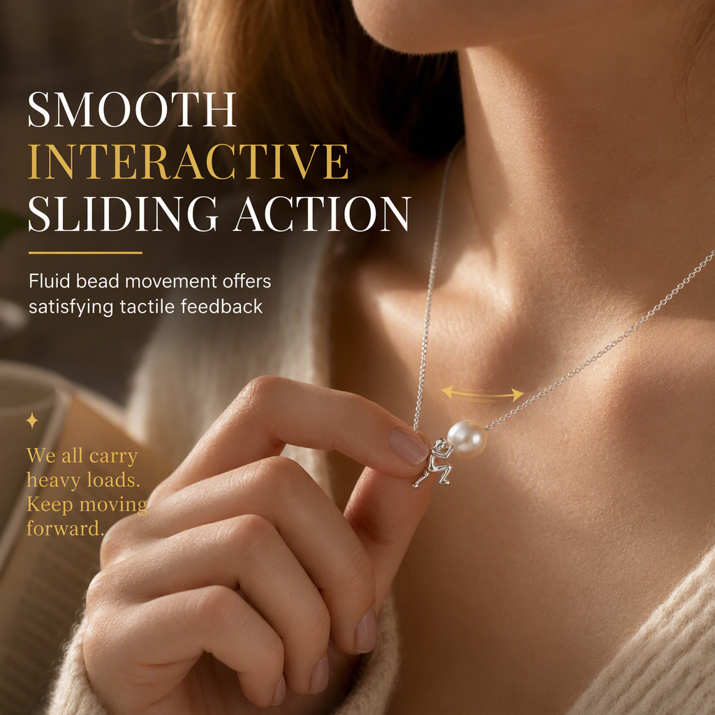 Adjustable Necklace with Sliding Charm – product image