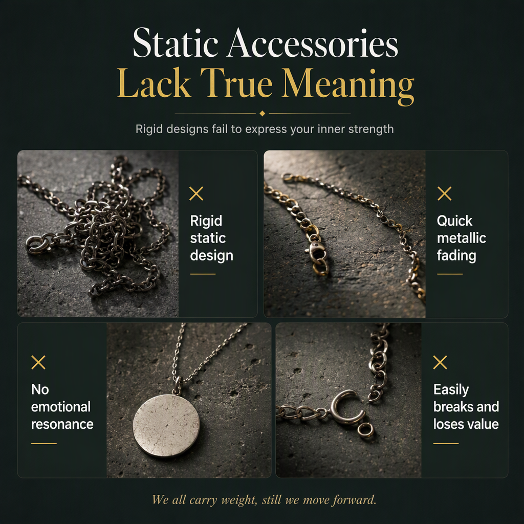 Adjustable Necklace with Sliding Charm – product image