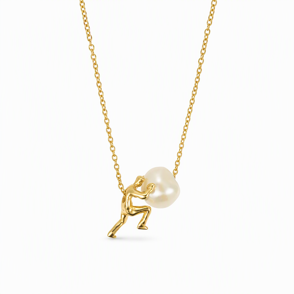 Adjustable Necklace with Sliding Charm – product image