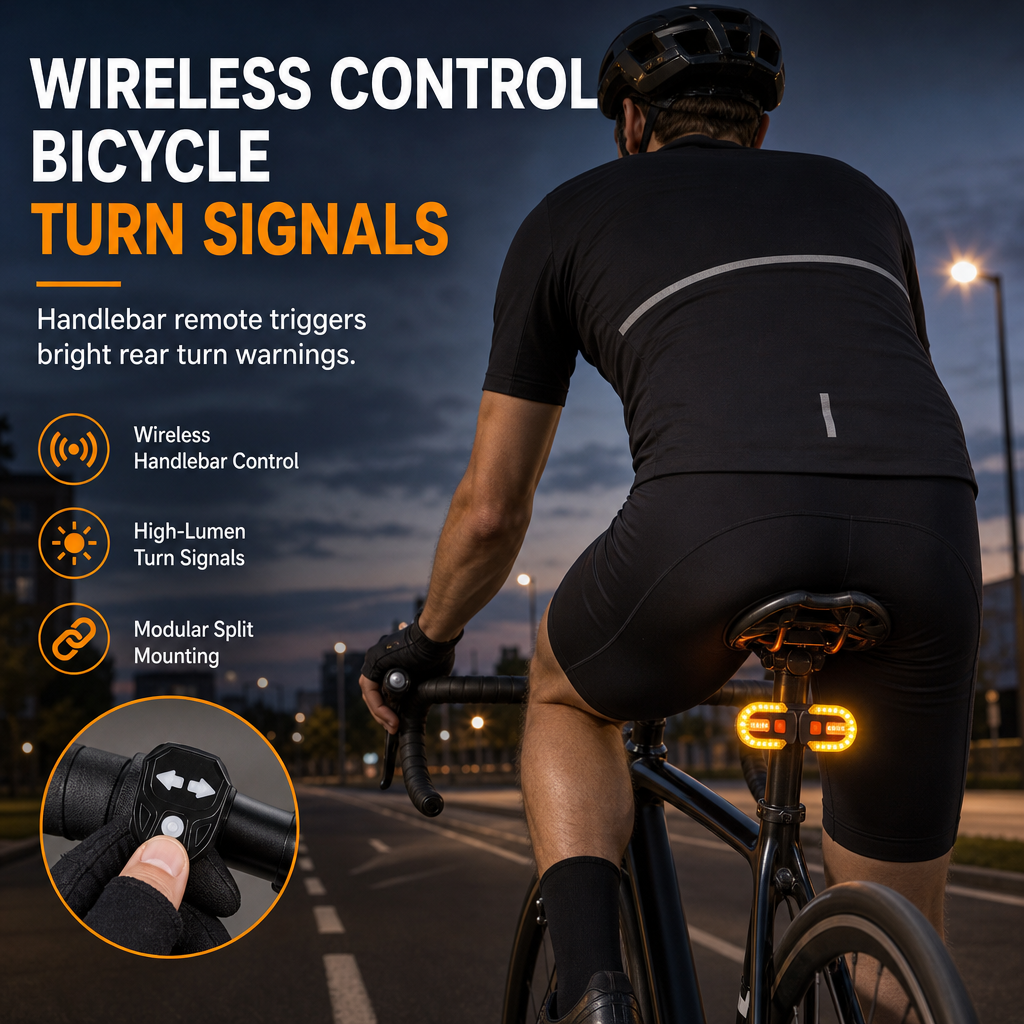 Rechargeable Bike Turn Signal Light – product image