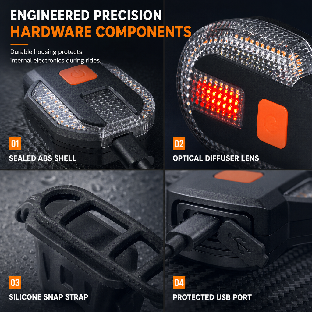 Rechargeable Bike Turn Signal Light – product image
