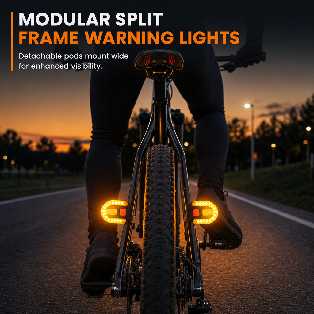 Rechargeable Bike Turn Signal Light – product image