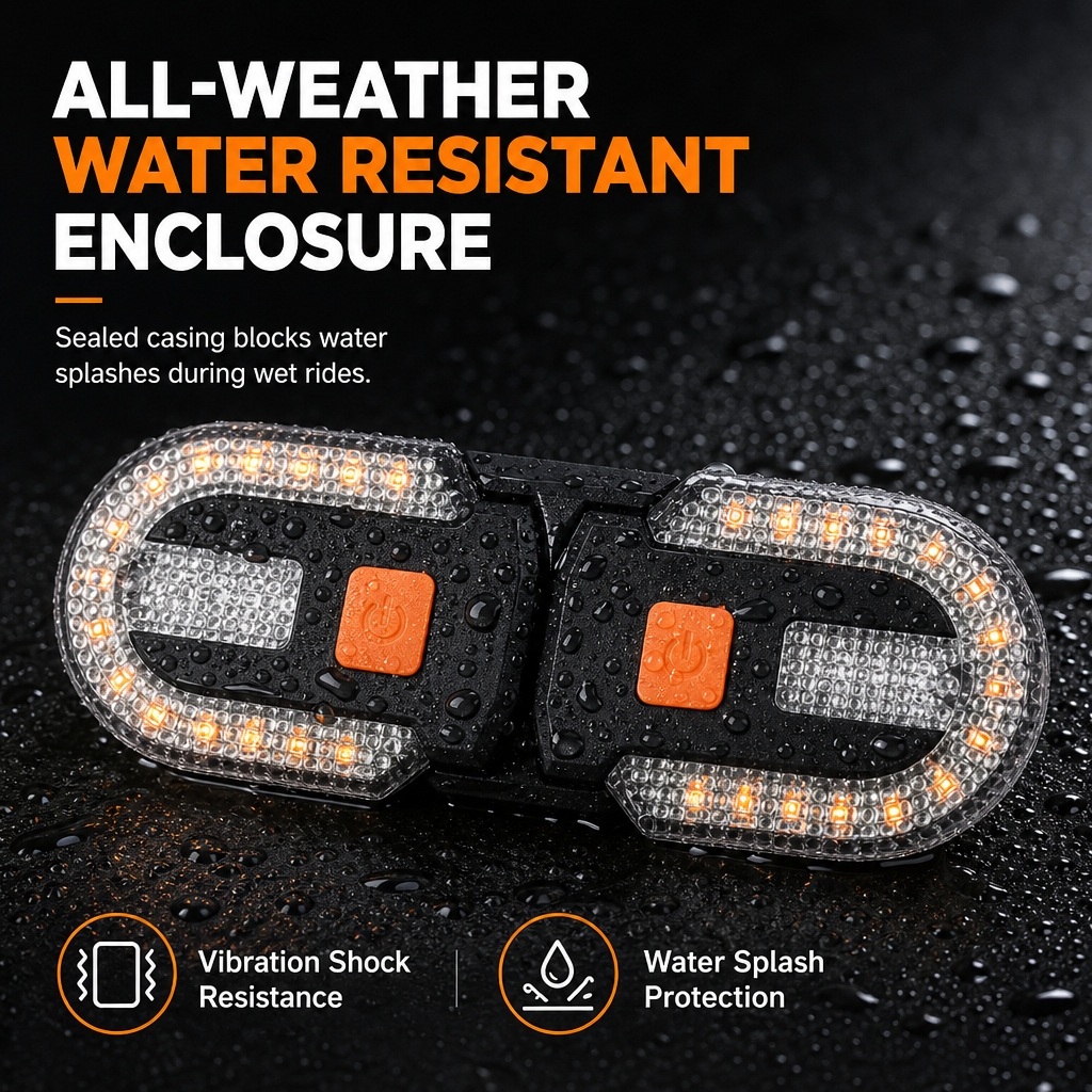 Rechargeable Bike Turn Signal Light – product image