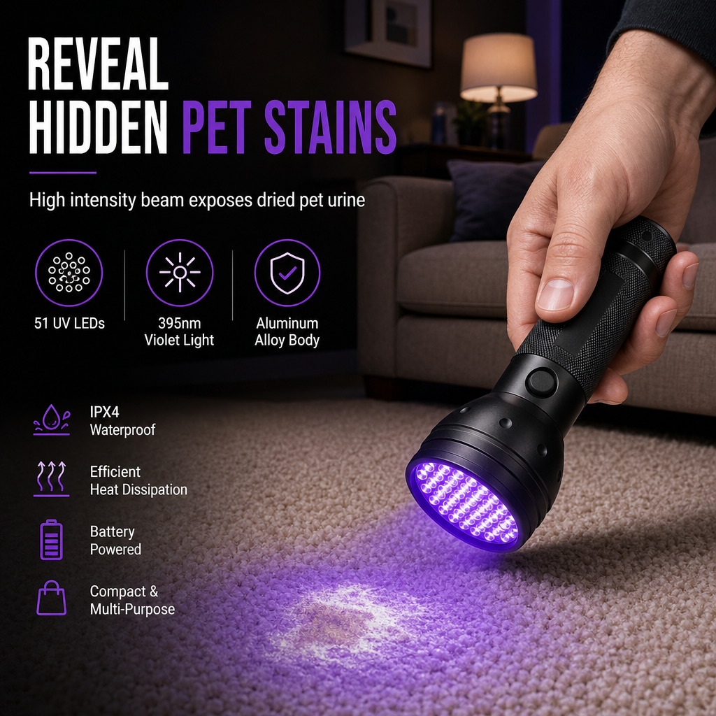 Handheld UV Blacklight – product image