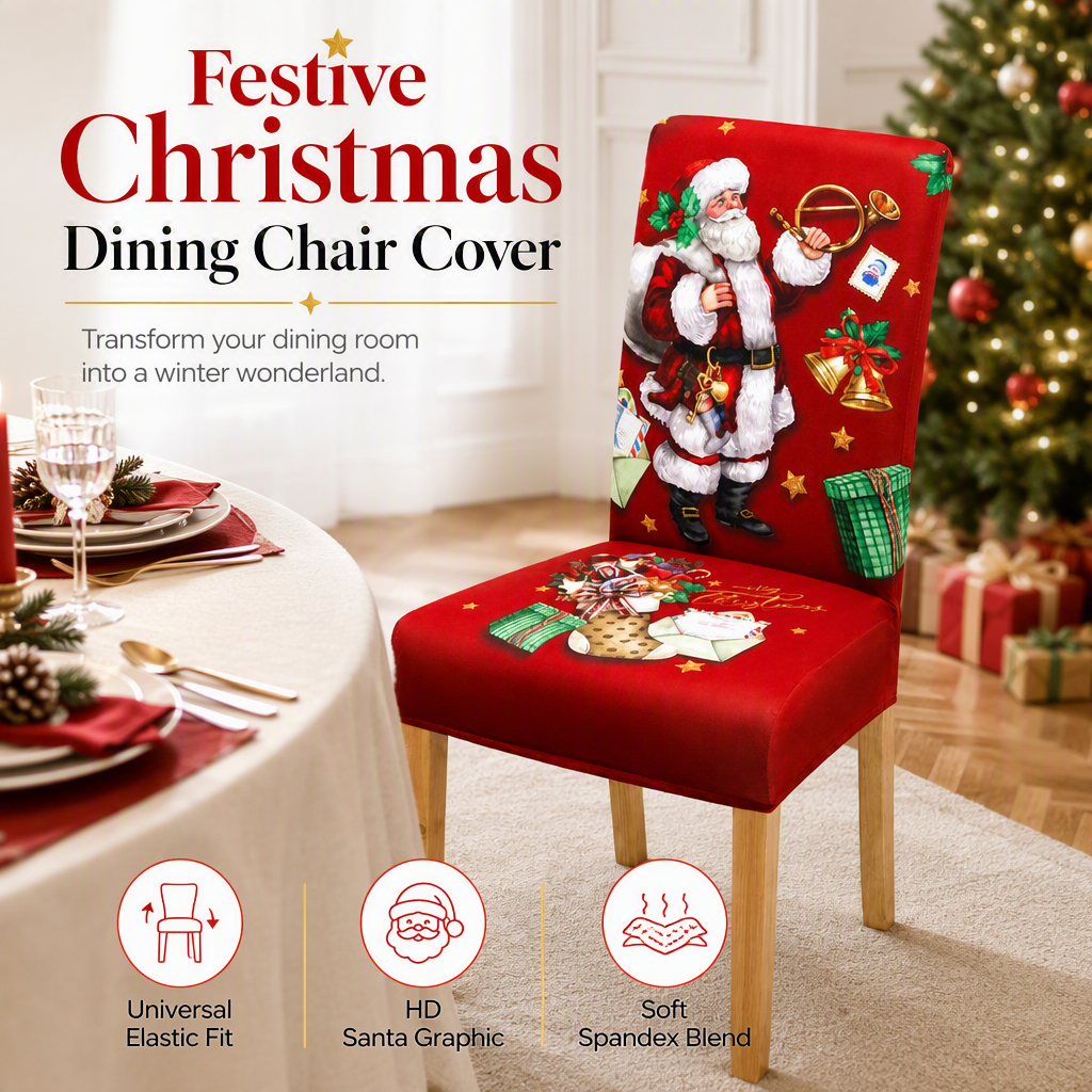 Stretch Christmas Chair Cover – product image