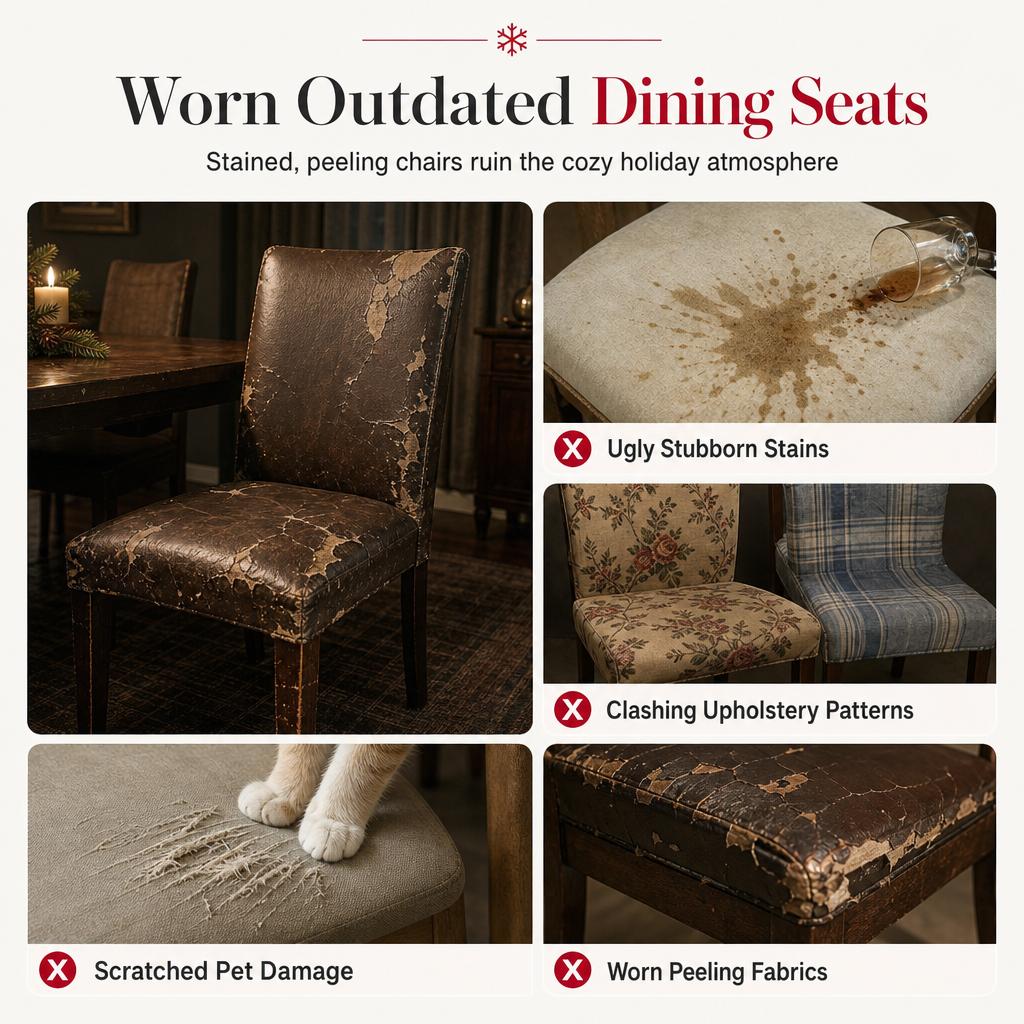 Stretch Christmas Chair Cover – product image