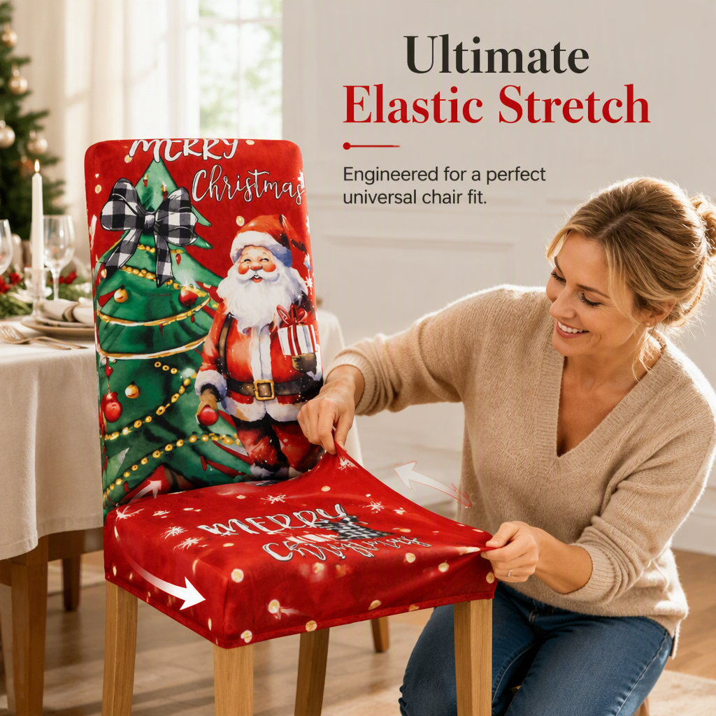 Stretch Christmas Chair Cover – product image