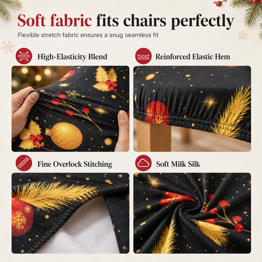 Stretch Christmas Chair Cover – product image