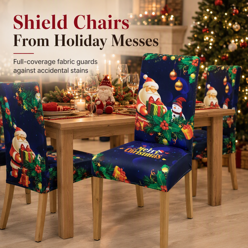 Stretch Christmas Chair Cover – product image