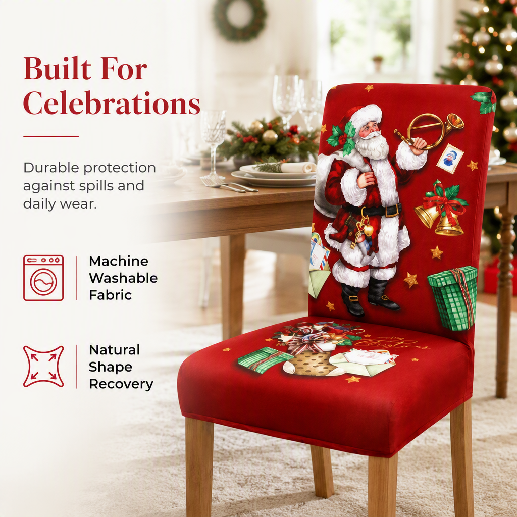 Stretch Christmas Chair Cover – product image