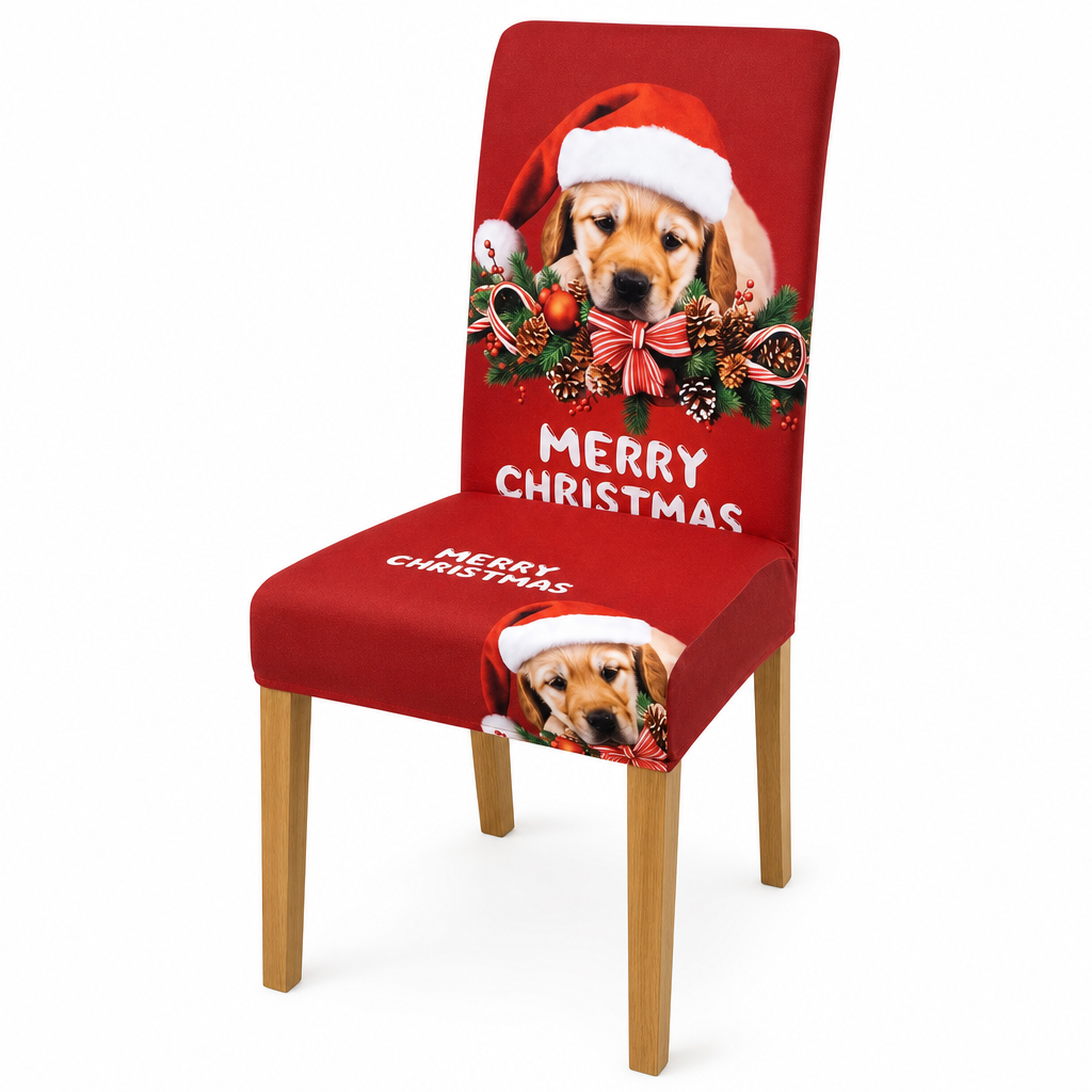 Stretch Christmas Chair Cover – product image