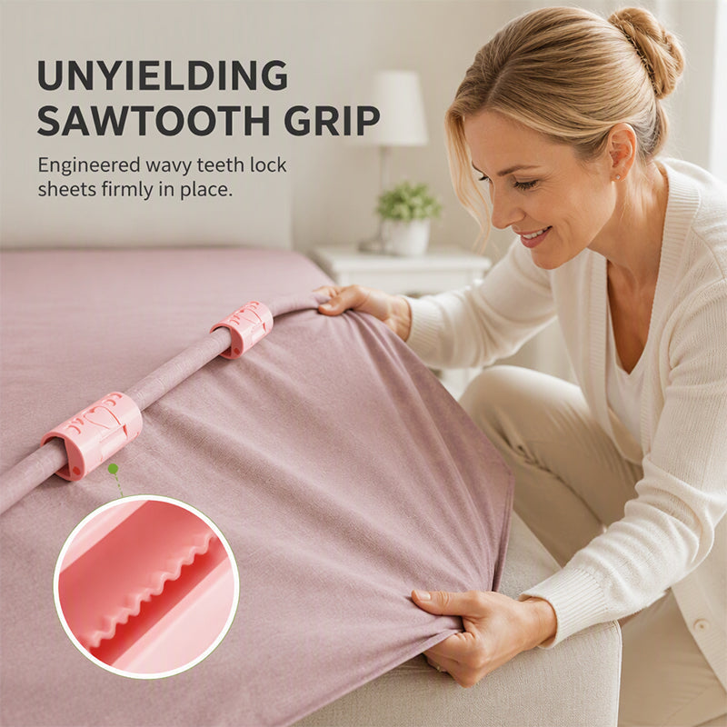 Needle-Free Bedsheet Clips – product image