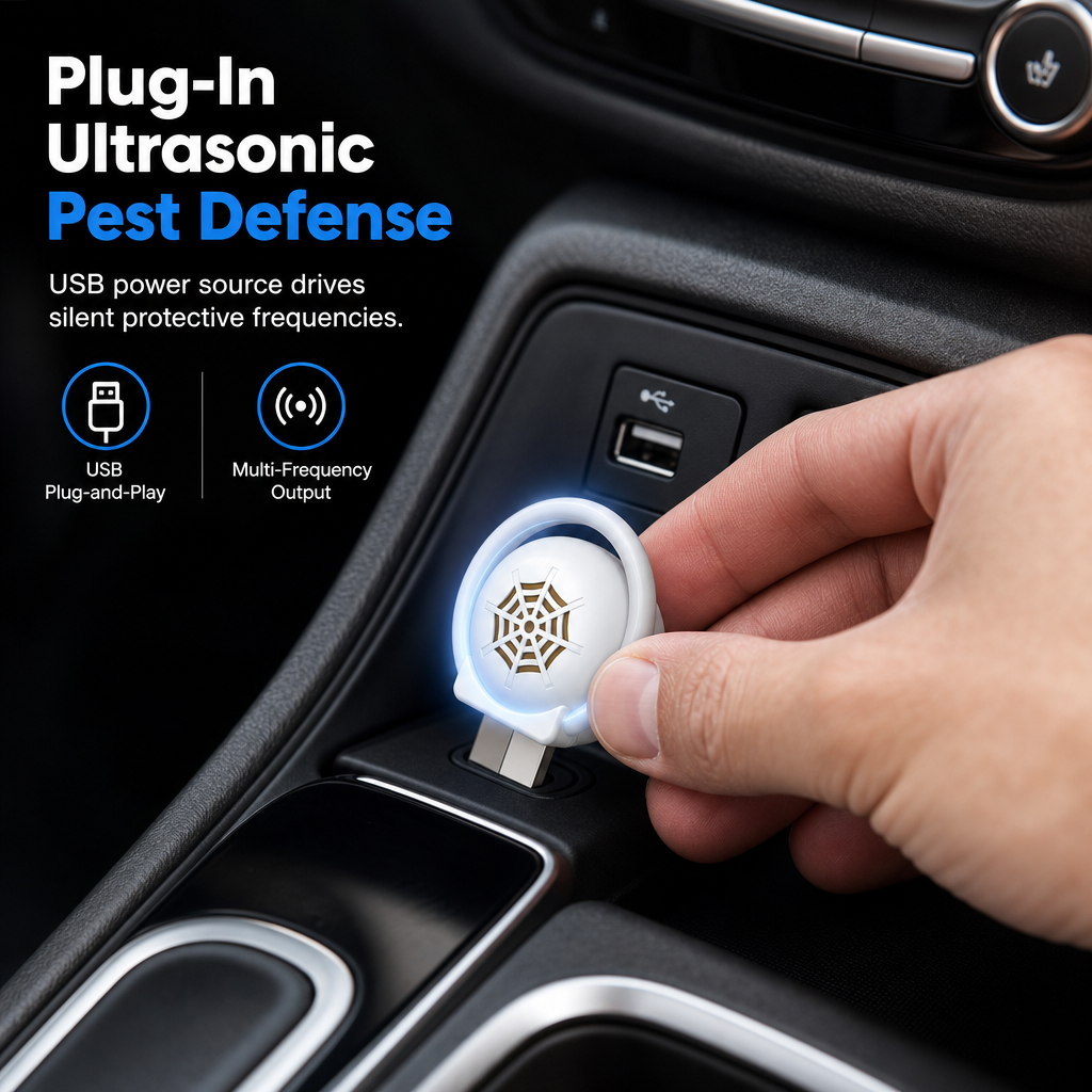 Portable USB Ultrasonic Pest Repeller – product image