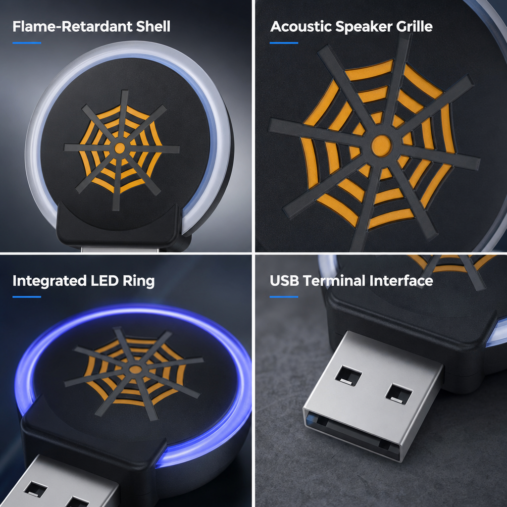 Portable USB Ultrasonic Pest Repeller – product image
