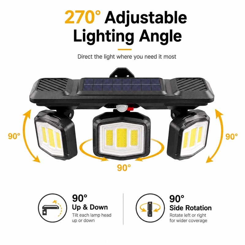Adjustable Solar Motion Sensor Light – product image