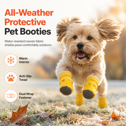 Insulated Dog Boots with Non-Slip Soles – product image
