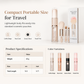 Retractable Travel Makeup Brush Set – product image