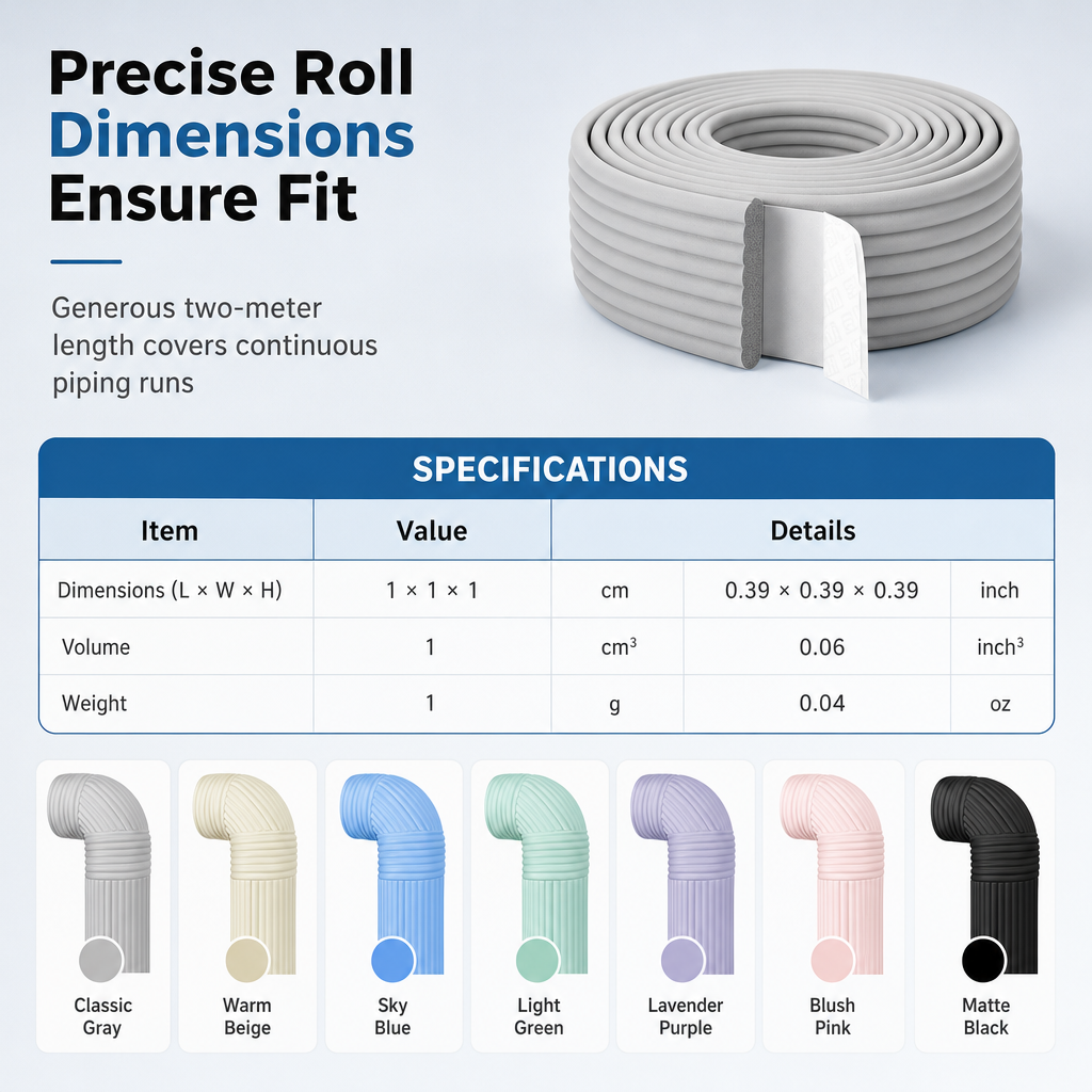 Self-Adhesive Foam Pipe Insulation Wrap – product image