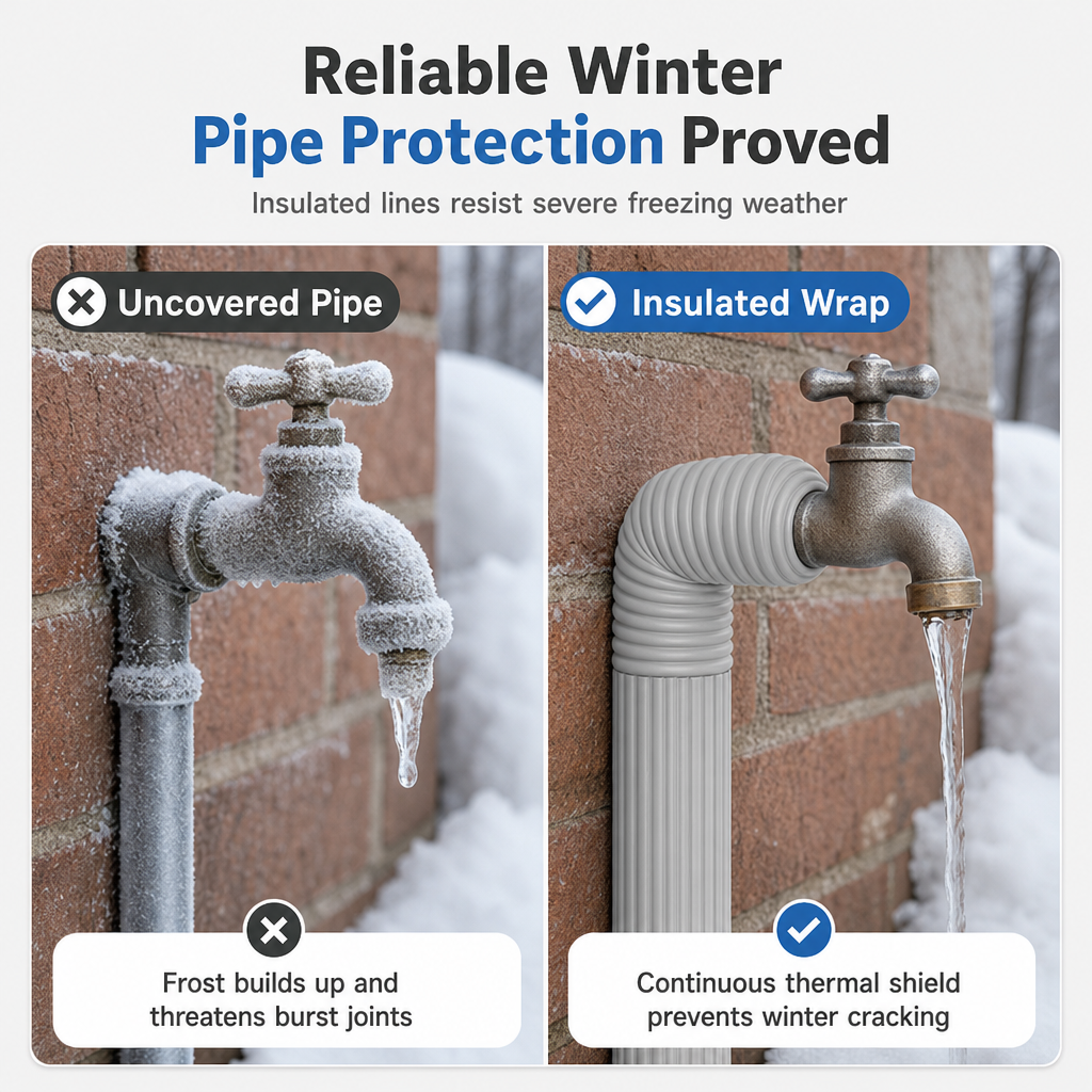 Self-Adhesive Foam Pipe Insulation Wrap – product image