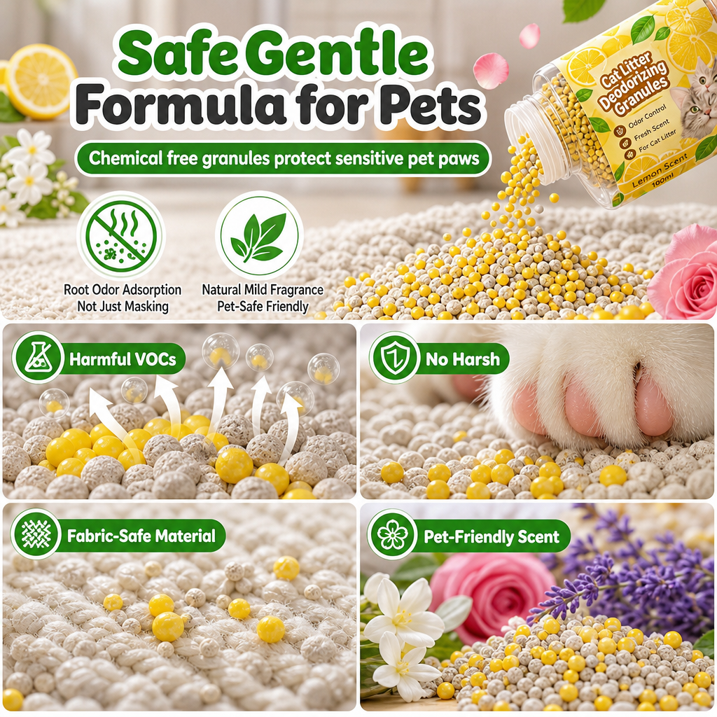 Scented Cat Litter Deodorizer Granules – product image