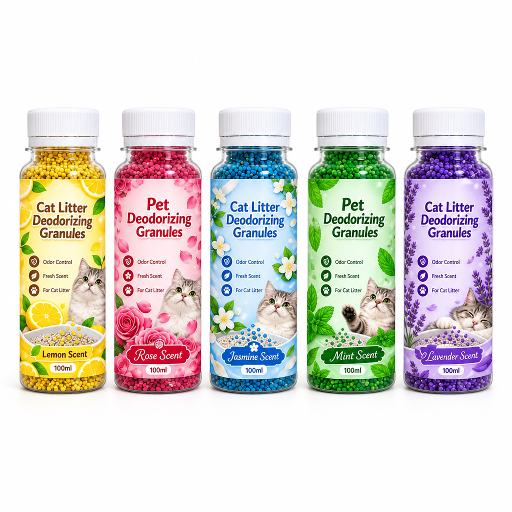 Scented Cat Litter Deodorizer Granules – product image