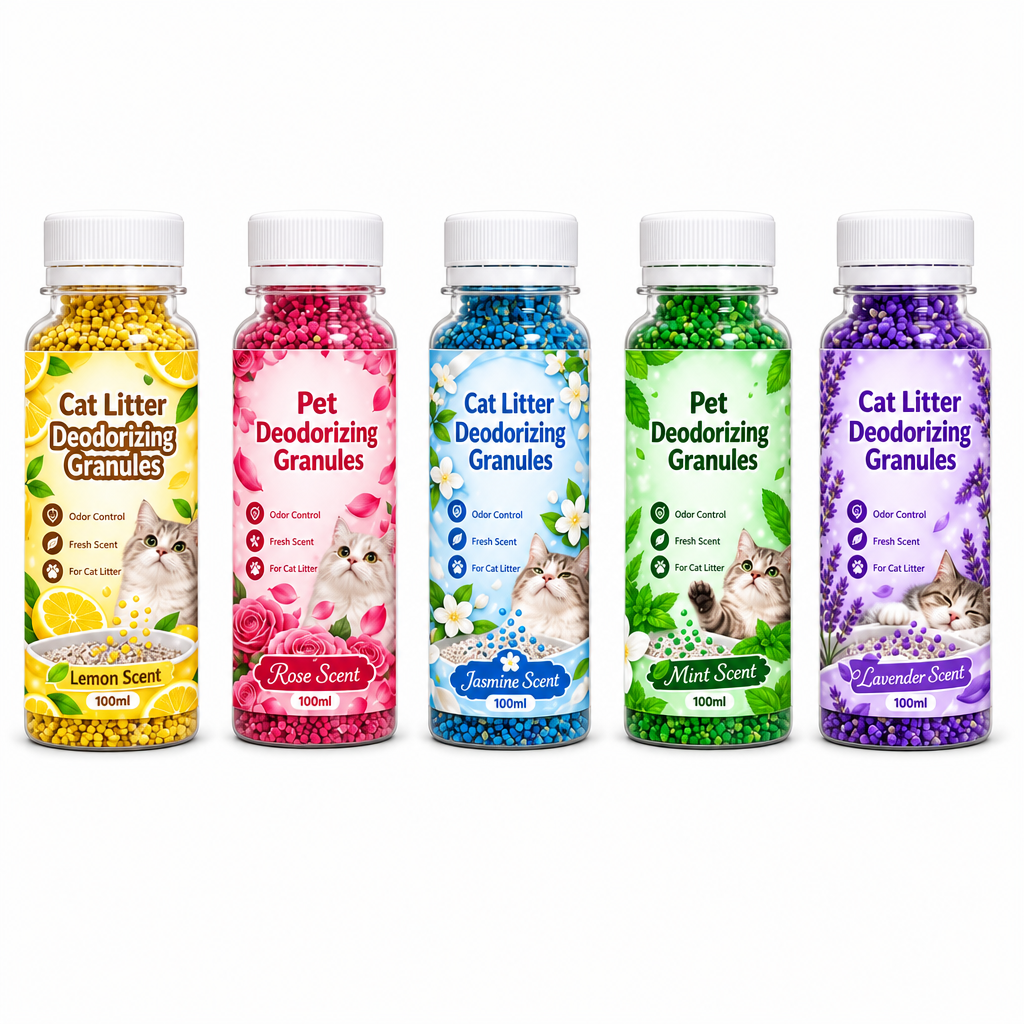 Scented Cat Litter Deodorizer Granules – product image
