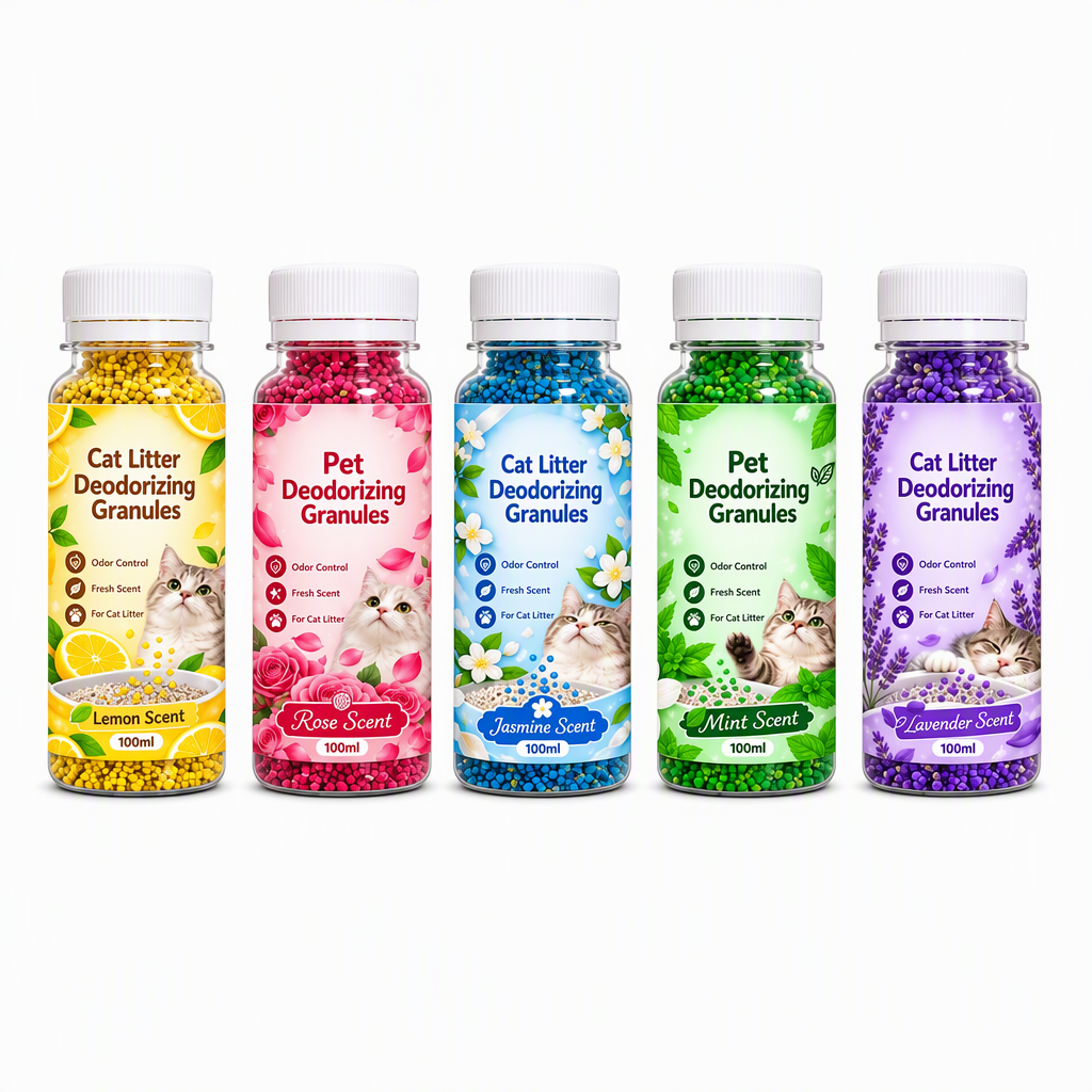 Scented Cat Litter Deodorizer Granules – product image