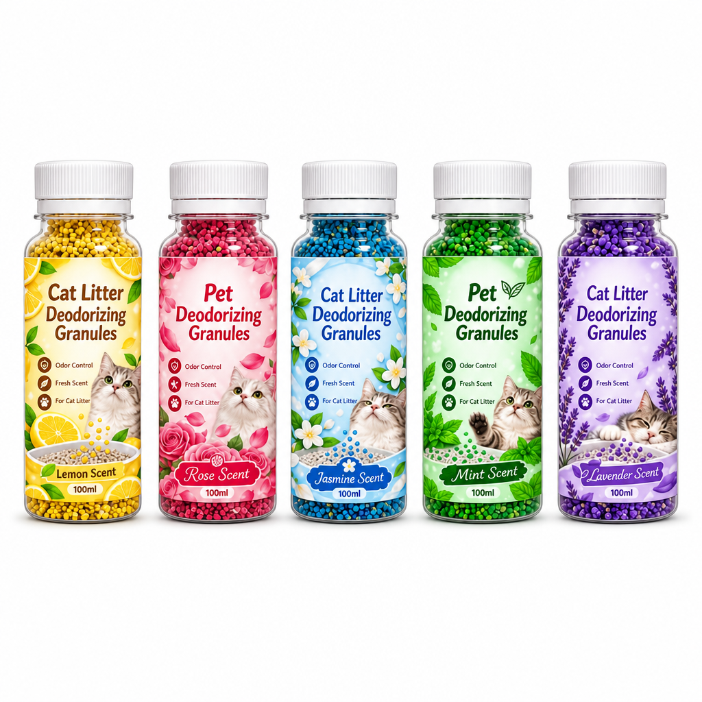 Scented Cat Litter Deodorizer Granules – product image