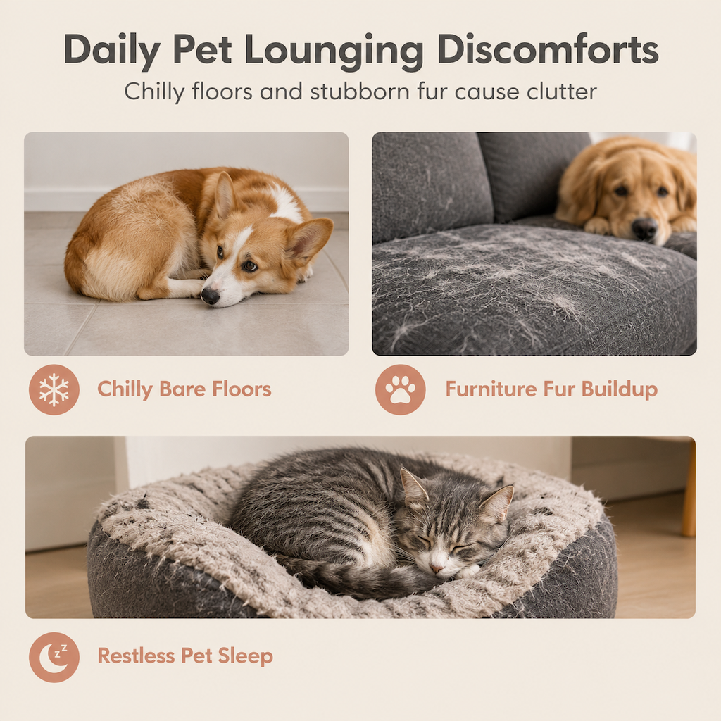 Double-Layer Plush Pet Blanket – product image